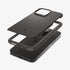ACS06544 - iPhone 15 Pro Max Case Thin Fit in black showing the back
